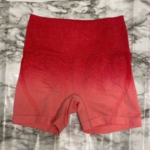 SHEIN- ombré biker shorts